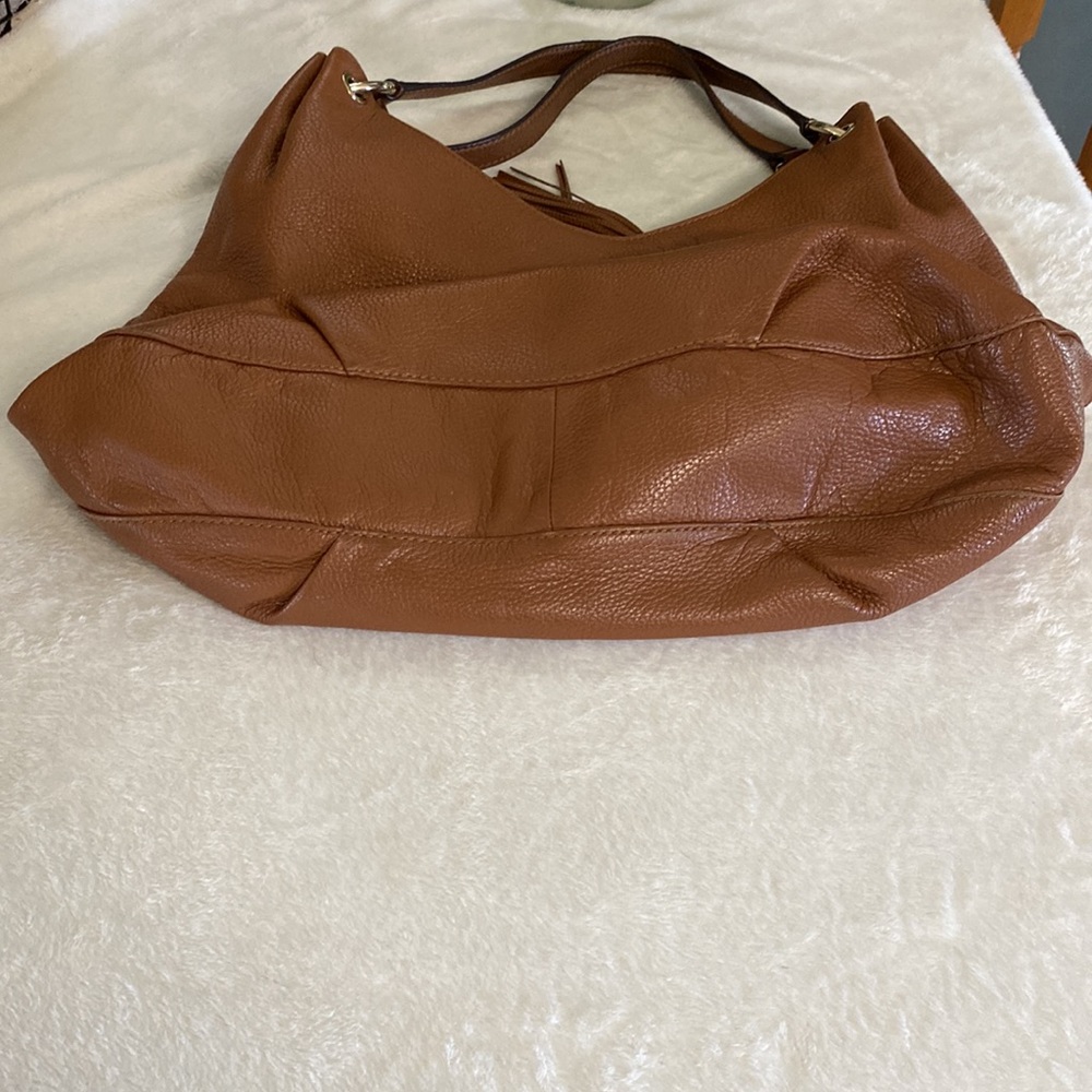 Michael Kors Brown Large Leather Shoulder Bag - Picture 9 of 10